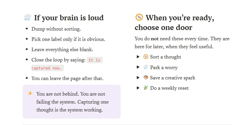 If your brain is loud and choose one door screenshot
